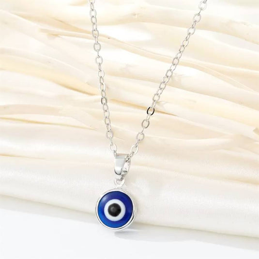 Evil Eye Necklace - Stainless Steel Pendant