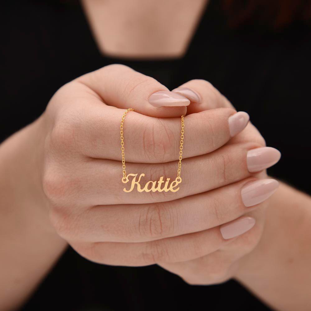 Dear name necklace on sale